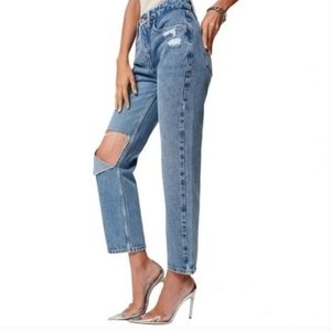 Good American Jeans Good Heritage Straight Leg Ankle